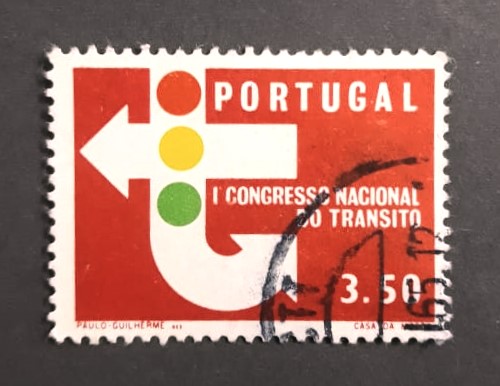 Issue:   Portugal 1965 National Traffic Stamp Type:   Stamp Number of Stamps:  1 Stamps Denomination:   3.50 E Issue Date:   1965 Issued By:   Portugal POST