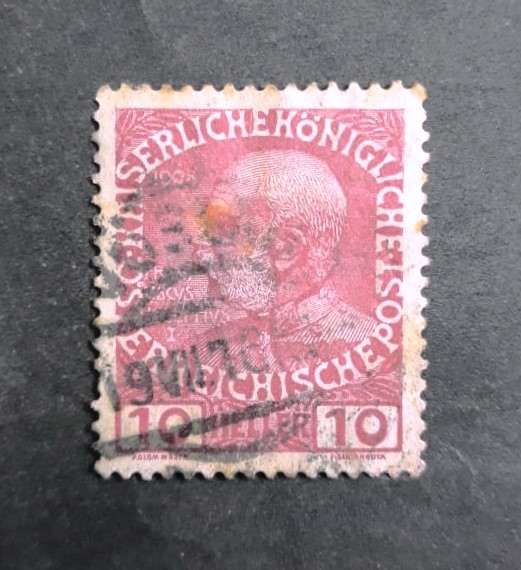 Issue:   Austrian 1916 Franz Joseph I Stamp Type:   Stamp Number of Stamps:   1 Stamps Denomination:   10 S Issue Date:   1916 Issued By:   Australia Post