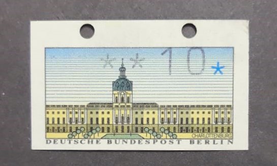 Issue:   Germany 1987 Charlottenburg Stamp Type:   Stamp Number of Stamps:   1 Denominations:   10 PF Issue Date:   1987 Issued By:   Germany Deutsche Post ( Deutschland )