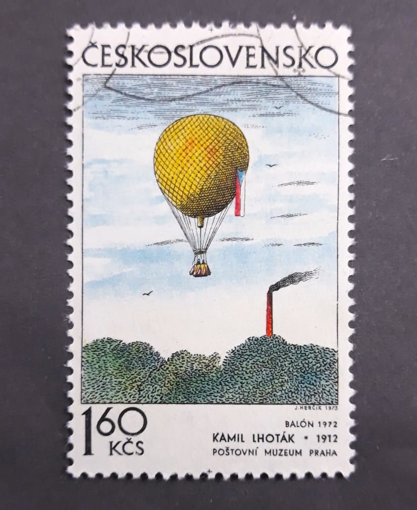 Issue:   Czechoslovakia 1973 Air Balloon Stamp Type:   Stamp Number of Stamps:   1 Stamps Denomination:   160 KCS Issue Date:   1973 Issued By:    Czechoslovakia Postal Service (USPS)
