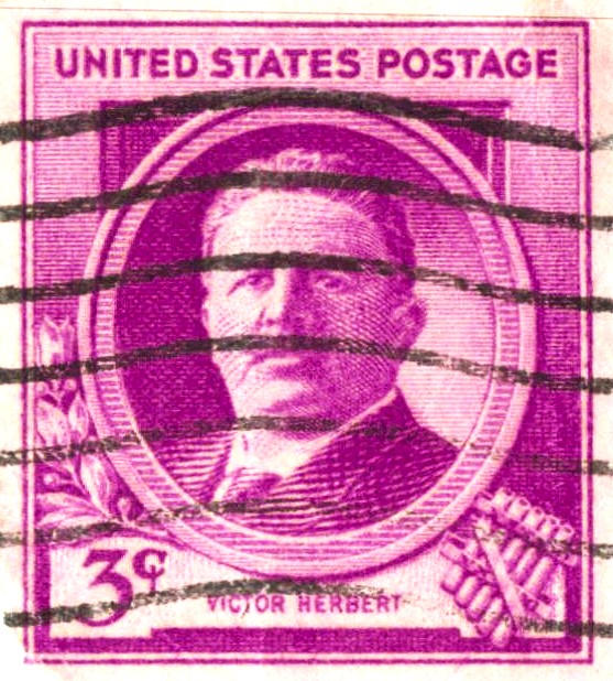 Issue:    United States 1940 Victor Herbert Stamp Type:   Stamp Number of Stamps:   1 Stamps Denomination:   3 C Issue Date:  1940 Issued By:   United States Postal Service (USPS)