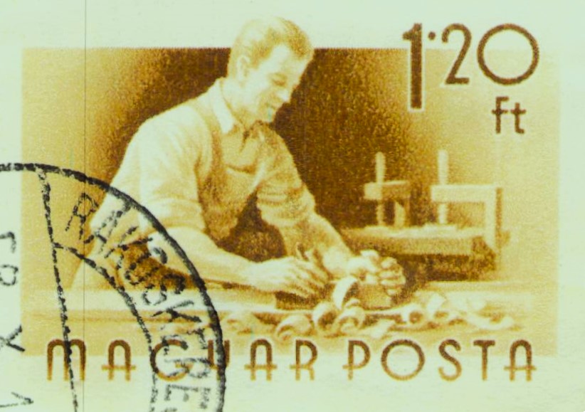 Issue:   Hungary 1955 Worker Stamp Type:   Stamp Number of Stamps:   1 Denominations:    1.20 F T Issued By:    Hungary Post