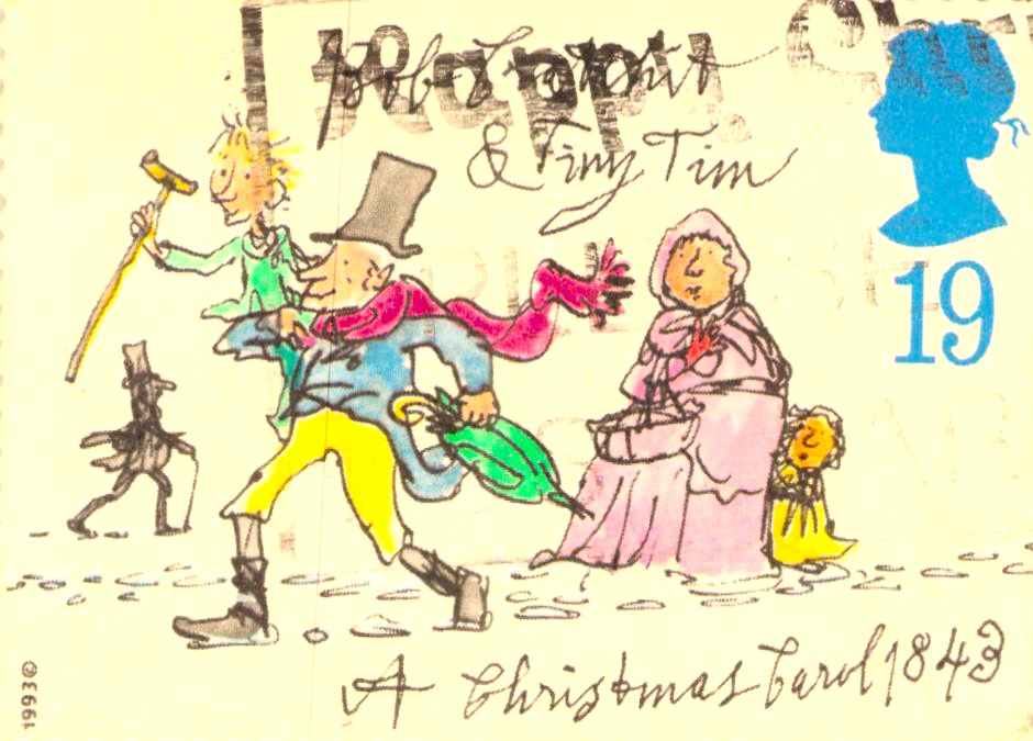 Issue:   UK 1993 Christmas Carol Stamp Type:   Stamp Number of Stamps:   1 Stamps Denomination:   19 P Issue Date:   1993 Issued By:   Royal Mail, United Kingdom (UK)