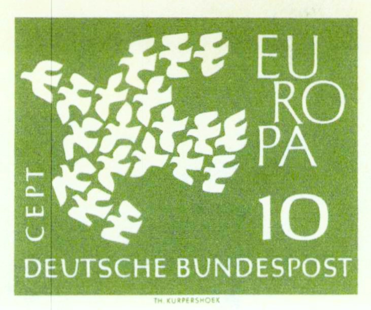 Issue:  Germany 1961 The Kurpershoek Stamp Type:   Stamp Number of Stamps:   1 Denominations:    10 PF Issue Date:   1961 Issued By:   Germany Deutsche Post ( Deutschland )