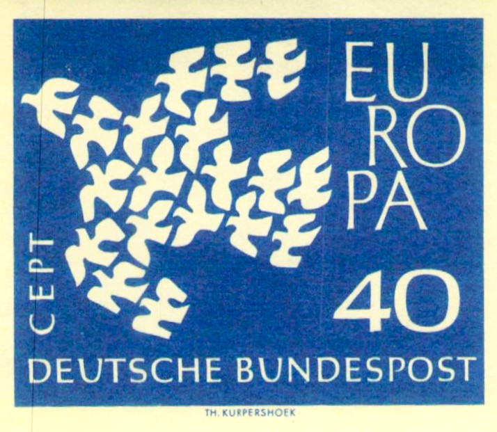 Issue:    Germany 1961 Europa Stamp Type:   Stamp Number of Stamps:   1 Denominations:    40 PF Issue Date:   1961 Issued By:   Germany Deutsche Post ( Deutschland )