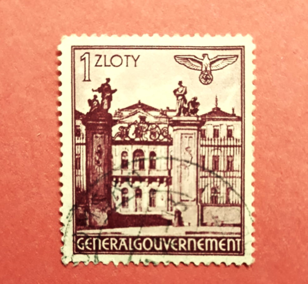 Issue:   German 1940 General Government Stamp Type:   Stamp Number of Stamps:   1 Denominations:   1 ZLOTY Issue Date:   1940 Issued By:   Germany Deutsche Post ( Deutschland )