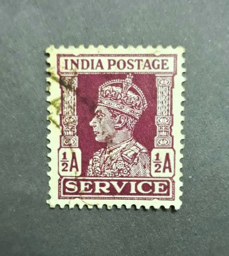 Issue:   India 1939 King George Rare Stamp Type:   Stamp Number of Stamps:   1 Stamps Denomination:    1/2 A Issue Date:    1939 Issued By:   India POST