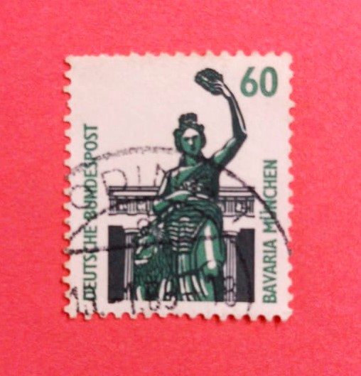 Issue:   Germany 1987 Bavaria Munchen Stamp Type:   Stamp Number of Stamps:   1 Denominations:    60  PF Issue Date:   1987 Issued By:   Germany Deutsche Post ( Deutschland )
