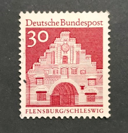 Issue:   Germany 1967 Flensburg Schleswig Stamp Type:   Stamp Number of Stamps:   1 Denominations:    30  PF Issue Date:   1967 Issued By:    Germany Deutsche Post ( Deutschland )