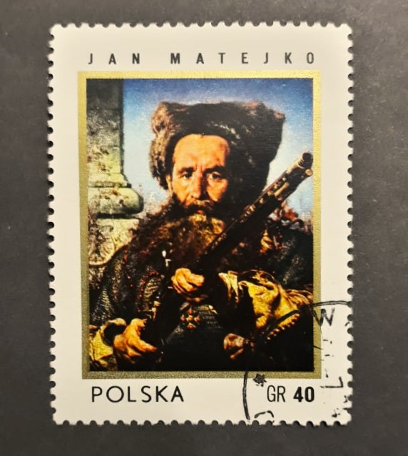 Issue:   Poland Jan Matejko Stamp Type:   Stamp Number of Stamps:   1 Stamps Denomination:     40 GR Issue Date:    1972 Issued By:   Poland POST