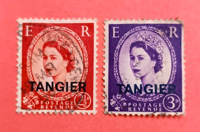 Issue:   Tangier Morocco Set Of Queen Elizabeth Stamp Type:    Stamp Number of Stamps:   1 Denominations:    Issue Date:    1952 Issued By:   Tangier post