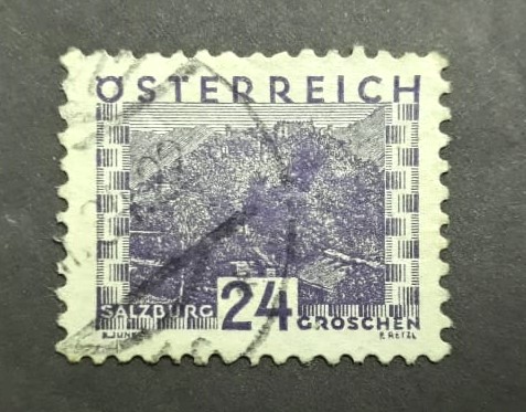 Issue:    Republic Of Austria Salzburg 24 Groschen Stamp Type:   Stamp Number of Stamps:   1 Stamps Denomination:    24 Issue Date:   1932 Issued By:    Austria Post