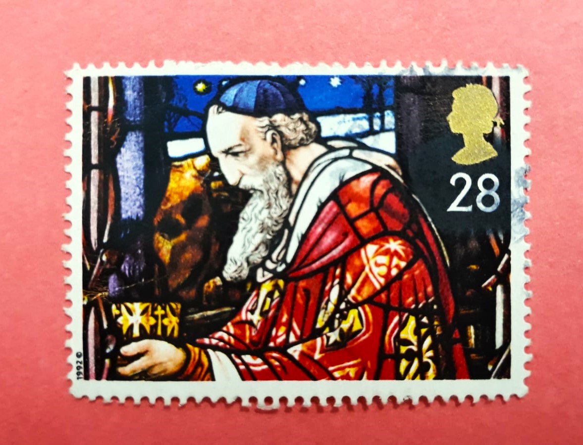 Issue:    UK Great Britain 1992 Christmas Stamp Type:   Stamp Number of Stamps:   1 Stamps Denomination:   28 P Issue Date:    1992 Issued By:   Royal Mail, United Kingdom (UK)