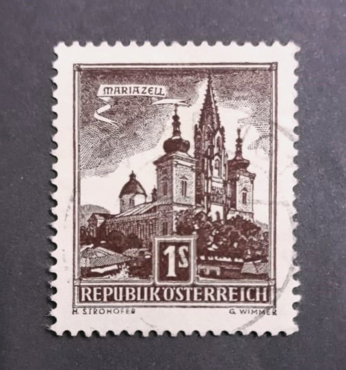 Issue:    Republic Of Austria Mariazell 1959 Stamp Type:   Stamp Number of Stamps:   1 Stamps Denomination:    1 S Issue Date:  1959 Issued By:    Austria Post