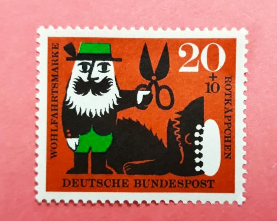 Issue:   Germany 1960 Welfare Brand Rotkappchen Stamp Type:   Stamp Number of Stamps:   1 Denominations:   20 + 10 PF Issue Date:   1960 Issued By:   Germany Deutsche Post ( Deutschland )