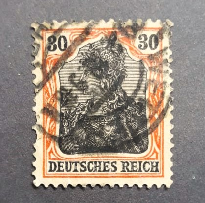 Issue:    German Empire 1915 Stamp Type:   Stamp Number of Stamps:   1 Denominations:   30  PF Issue Date:   1915 Issued By:   Germany Deutsche Post ( Deutschland )