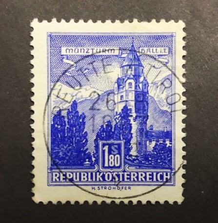 Issue:    Republic Of Austria Building Stamp Type:   Stamp Number of Stamps:   1 Stamps Denomination:    1.80S Issue Date:   1960 Issued By:    Austria Post