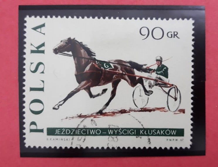 Issue:   Poland 1967 Riding College Racing Kaminski Stamp Type:   Stamp Number of Stamps:   1 Stamps Denomination:   90 GR Issue Date:    1967 Issued By:    Poland POST