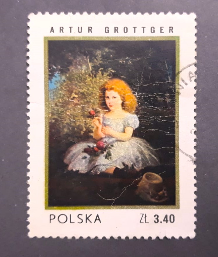 Issue:   Poland Artur Grottger Stamp Type:   Stamp Number of Stamps:   1 Stamps Denomination:    3.40 ZL Issue Date:   1972 Issued By:   Poland POST