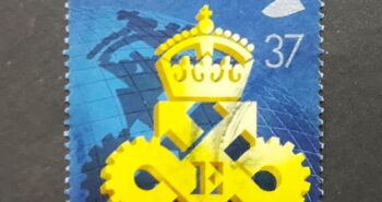 Issue:    UK 1990 The Queen's Award For Export Achievement 25th Anniversary Stamp Type:   Stamp Number of Stamps:   1 Stamps Denomination:   37 P Issue Date:   1990 Issued By:   Royal Mail, United Kingdom