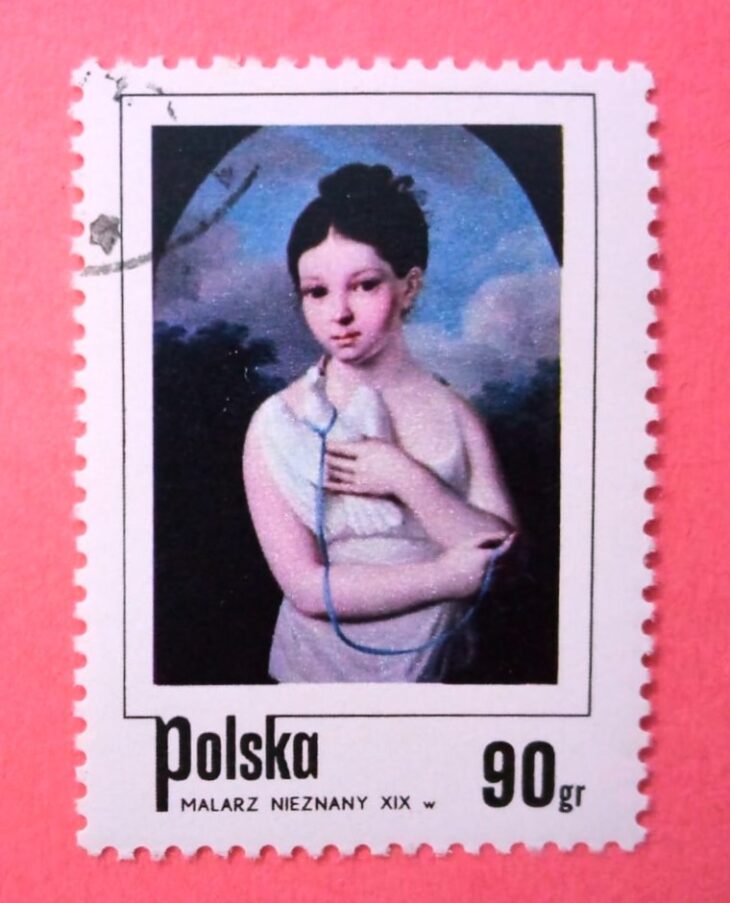 Issue:   Poland Malarz Nieznany Painter 19th Century Stamp Type:   Stamp Number of Stamps:  1 Stamps Denomination:     90 GR Issue Date:    1974 Issued By:   Poland POST