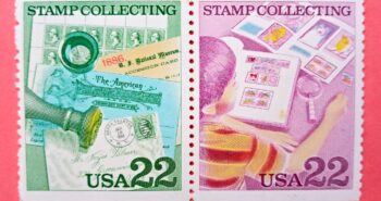 Issue:   USA 22 Cent National Stamp Collecting Type:   Stamp Number of Stamps:   2 Stamps Denomination:   22 C,  22 C, Issue Date:     Issued By:   United States Postal Service (USPS)