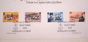  Isle of Man Tribute to captain John Quilliam first day issue 1979
