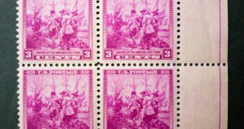 Issue:   USA Landing of The Sweden Finns Stamp Type:   Stamp Number of Stamps:   4 Stamps Denomination:   3 C,  3C,  3C,  3C Issue Date:    1991 Issued By:    United States Postal Service (USPS)
