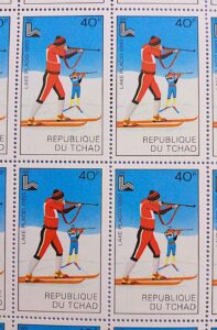 Republic of Chad Winter Olympic Games Lake Placid Souvenir Sheet