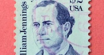 Issue:    USA Bryan William Jennings 1986 Stamp Type:    Stamp Number of Stamps:    1 Stamps Denomination:    2$ Issue Date:    1986 Issued By:    United States Postal Service (USPS)