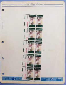 USA 1969 Christmas Winter Stamp