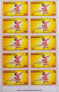 Anguilla 1980 Olympic Winter Games Lake Placid Stamp