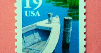 Issue:    USA Fishing Boat  Stamp Type:   Stamp Number of Stamps:   1 Stamps Denomination:    19 C Issue Date:    1991 Issued By:    United States Postal Service (USPS)