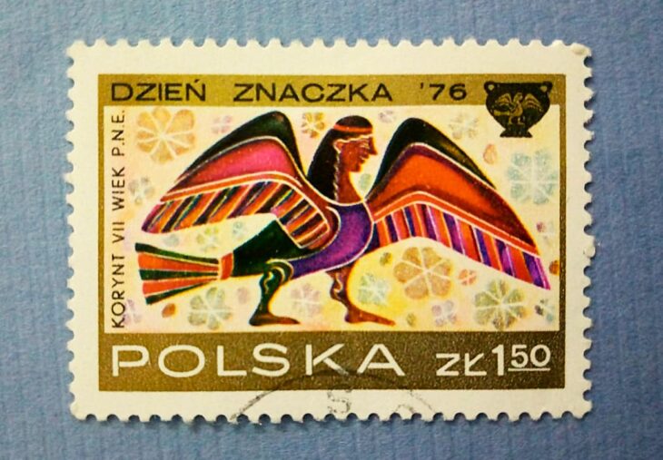 Issue:   Poland Corinth 7th Century Day 76 Stamp Type:   Stamp Number of Stamps:   1 Stamps Denomination:     1.50 ZL  Issue Date:    1976 Issued By:   Poland POST 
