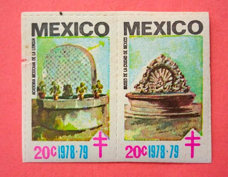 Issue:   Mexico City Museum & Language Institute 1978 Stamp Type:   Stamp Number of Stamps:   2 Stamps Denomination:   20C , 20C , Issue Date:   1978 Issued By:   Mexico POST