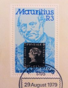 Mauritius Sir Rowland Hill Inventor of the Adhesive First Day of Cover