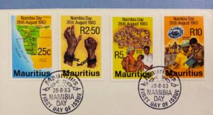 Mauritius Namibia Day 1983 First Day Cover