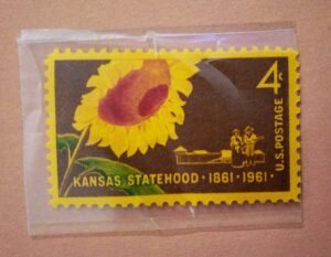 USA Flowers of the World Kansas Statehood 1861 1961 Holyoke FDC