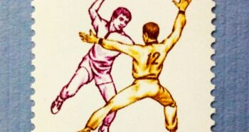Issue:   Russia 1992 Mint Year 1992 Handball game of the XXV Olympics Stamp Type:   Stamp Number of Stamps:   1 Stamps Denomination:    1P Issue Date:   1992 Issued By:   Russia POST 