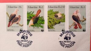 Mauritius Pink Pigeon First Day Cover