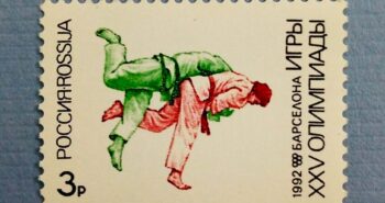 Issue:        Russia 1992 Barcelona Games of the XXV Olympics Stamp Type:    Stamp Number of Stamps:       1 Stamps Denomination:         3P Issue Date:       1992 Issued By:      Russia POST