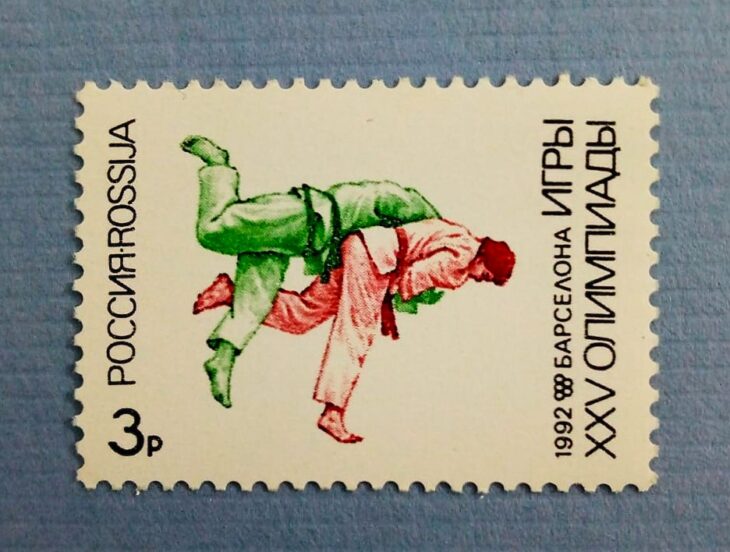 Issue:        Russia 1992 Barcelona Games of the XXV Olympics Stamp Type:    Stamp Number of Stamps:       1 Stamps Denomination:         3P Issue Date:       1992 Issued By:      Russia POST