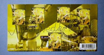 Issue:     Netherlands Mooi Den Haag Netherlands 2007 Mini Sheet Type:      Souvenir Sheet Number of Stamps:     5 Stamps Denomination:      44C,  44C,  44C,  44C, Issue Date:      2007 Issued By:     Netherland Post 