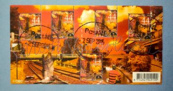 Issue:     Netherland 2001 150 Years of Stamps Mini Sheet Type:      Souvenir Sheet Number of Stamps:     5 Stamps Denomination:      44C,  Issue Date:      2007 Issued By:     Netherland Post 