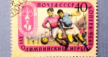 Issue:    Russia Melbourne Olympic Games Stamp Type:    Stamp Number of Stamps:      1 Stamps Denomination:      40 Kon,  Issue Date:      1956 Issued By:     Russia POST 