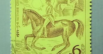 Issue:    Russia Soviet Union Horse 1971 Stamp Type:    Stamp Number of Stamps:      1 Stamps Denomination:      6 K Issue Date:      1971  Issued By:     Russia POST 