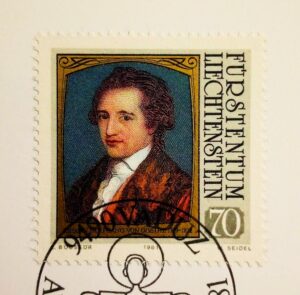 Liechtenstein Johann Wolfgang von Goethe 1981 Postcard