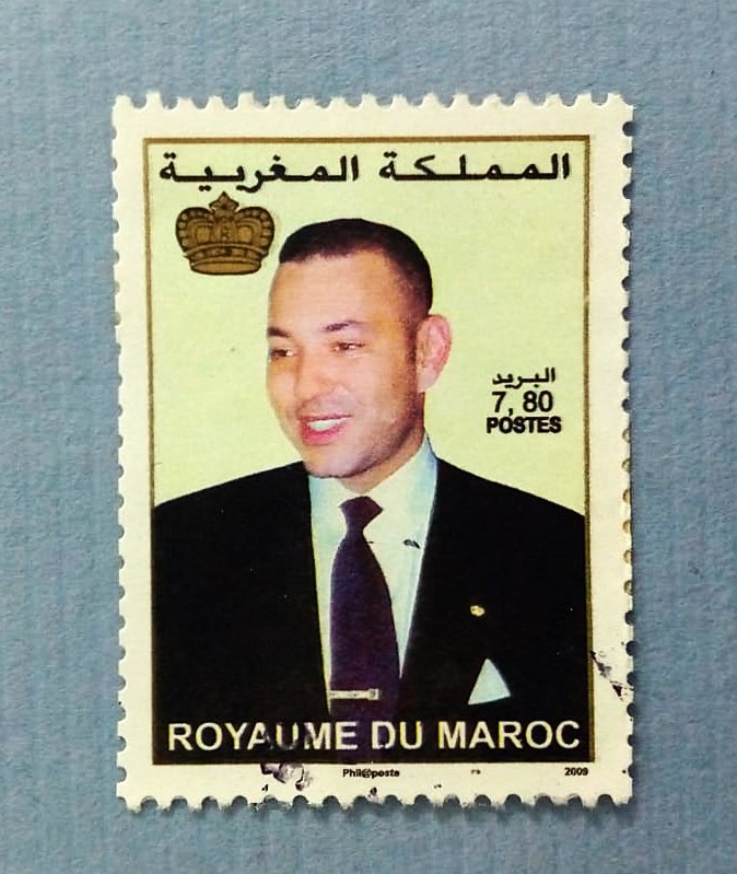 Issue:      Kingdom Of Morocco King Mohammed 2009 Stamp Type:     Stamp Number of Stamps:       54      Stamps Denomination:     7.80    د.م Issue Date:       2009       Issued By:     Morocco Post 