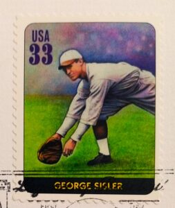 USA Legends of Baseball George Sisler- First Baseman First Day Cover