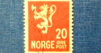 Issue:     Norway 1940 lion Series Stamp Type:      Stamp Number of Stamps:      3 Denominations:       20 Issue Date:      1940 Issued By:     Norway Post 